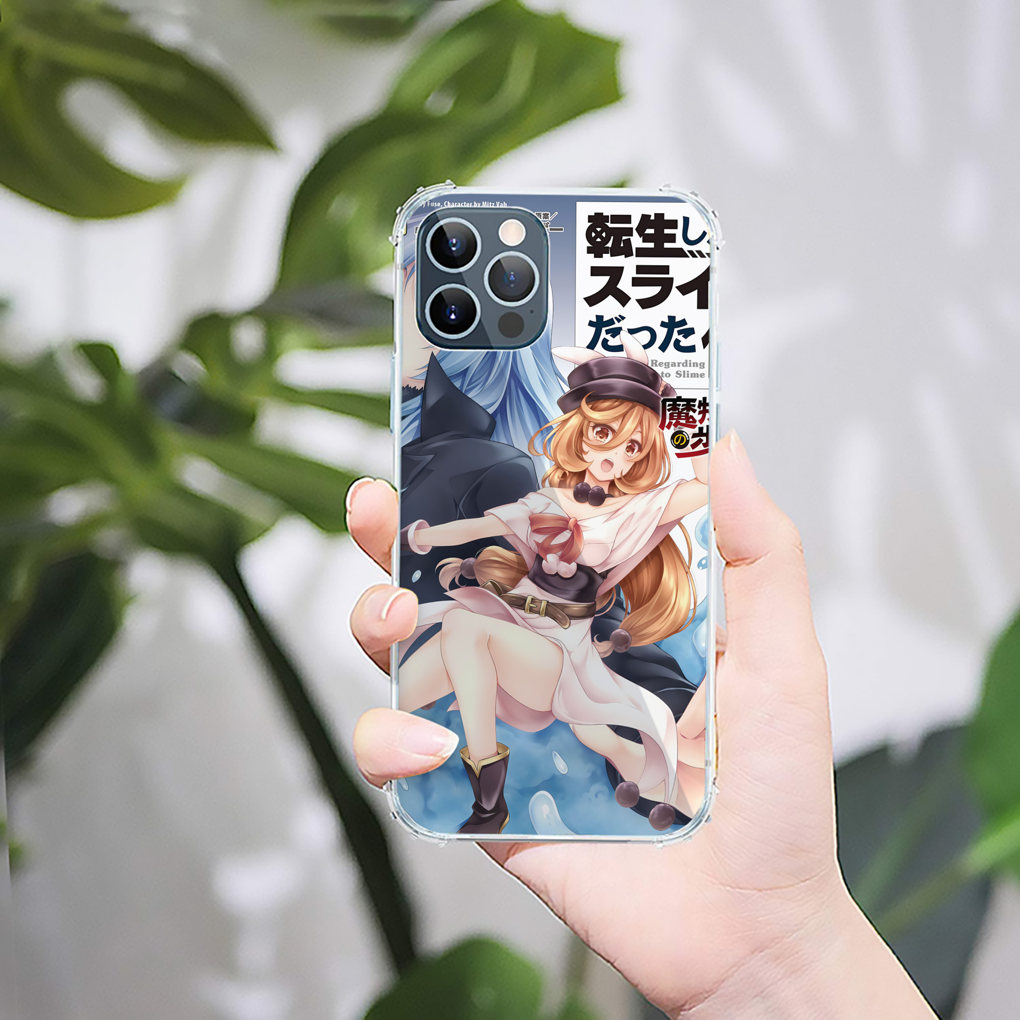 （画像用） 転スラ Regarding Reincarnated to Slime 【iPhone 12シリーズ対応】透明スマホケース（クリアソフトケース）